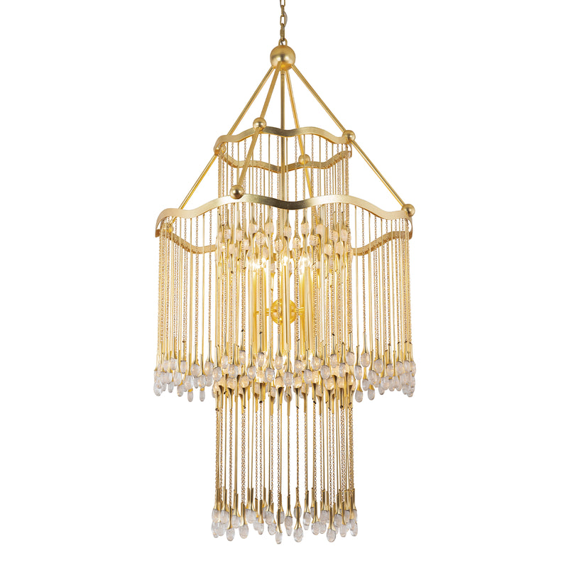 Corbett Lighting - 286-716-GL - 16 Light Chandelier - Kiara - Gold Leaf