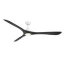Modern Forms Fans - FR-D2504-72L-MW/MB - 72"Ceiling Fan - Carve - Matte White/Matte Black