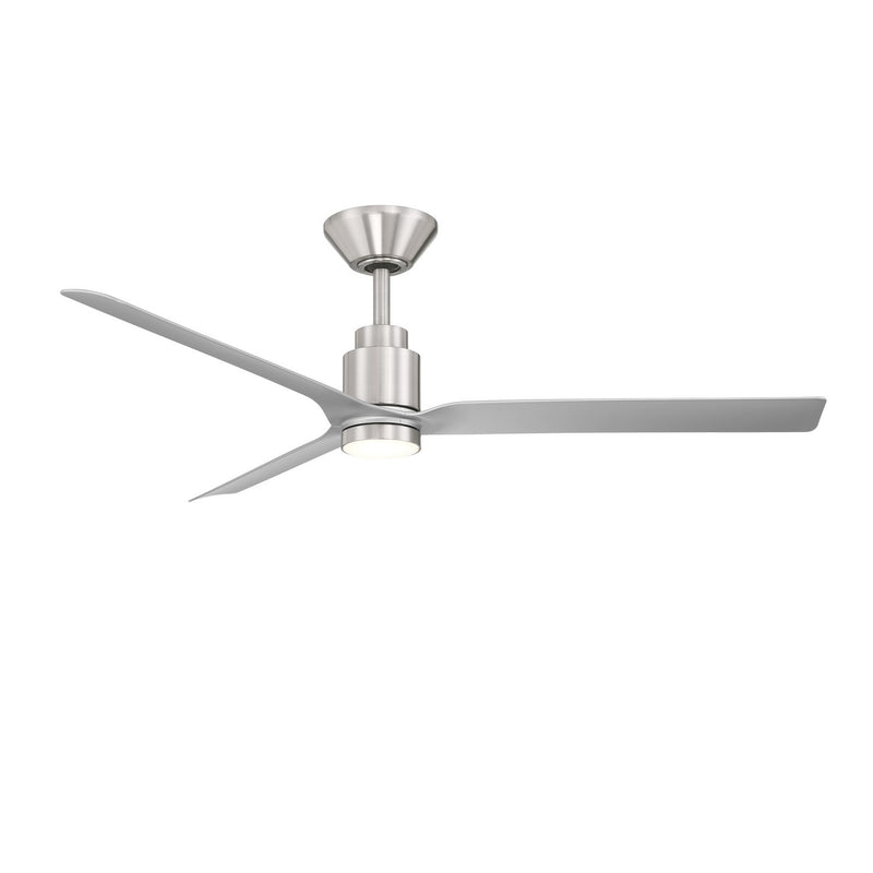 Modern Forms Fans - FR-W2502-52L-BN/SL - 52"Ceiling Fan - Smooth - Brushed Nickel/Silver