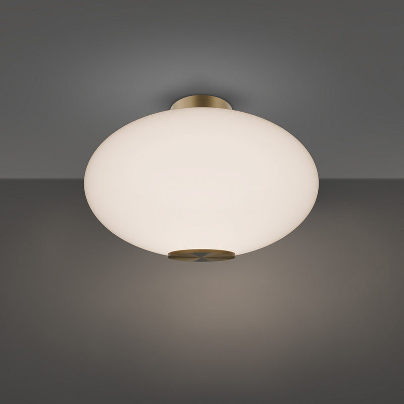 Modern Forms - FM-72322-30-AB - LED Flush Mount - Illusion - Aged Brass