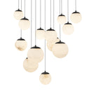 Modern Forms - PD-34413S-BK - LED Pendant - Pisces - Black