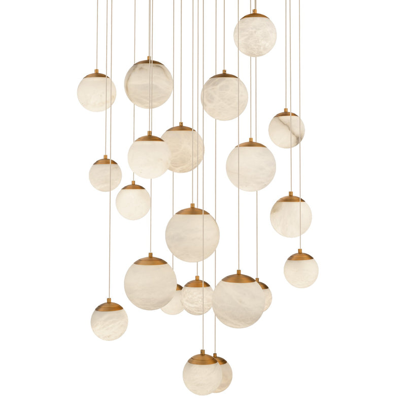 LED Pendant<br /><span style="color:#4AB0CE;">Entrega: 4-10 dias en USA</span><br /><span style="color:#4AB0CE;font-size:60%;">PREGUNTE POR ENTREGA EN PANAMA</span><br />Collection: Pisces<br />Finish: Aged Brass