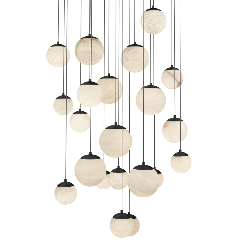 Modern Forms - PD-34421R-BK - LED Pendant - Pisces - Black