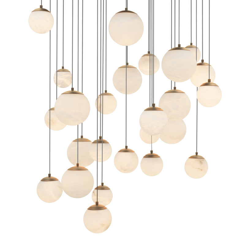 Modern Forms - PD-34425S-AB - LED Pendant - Pisces - Aged Brass