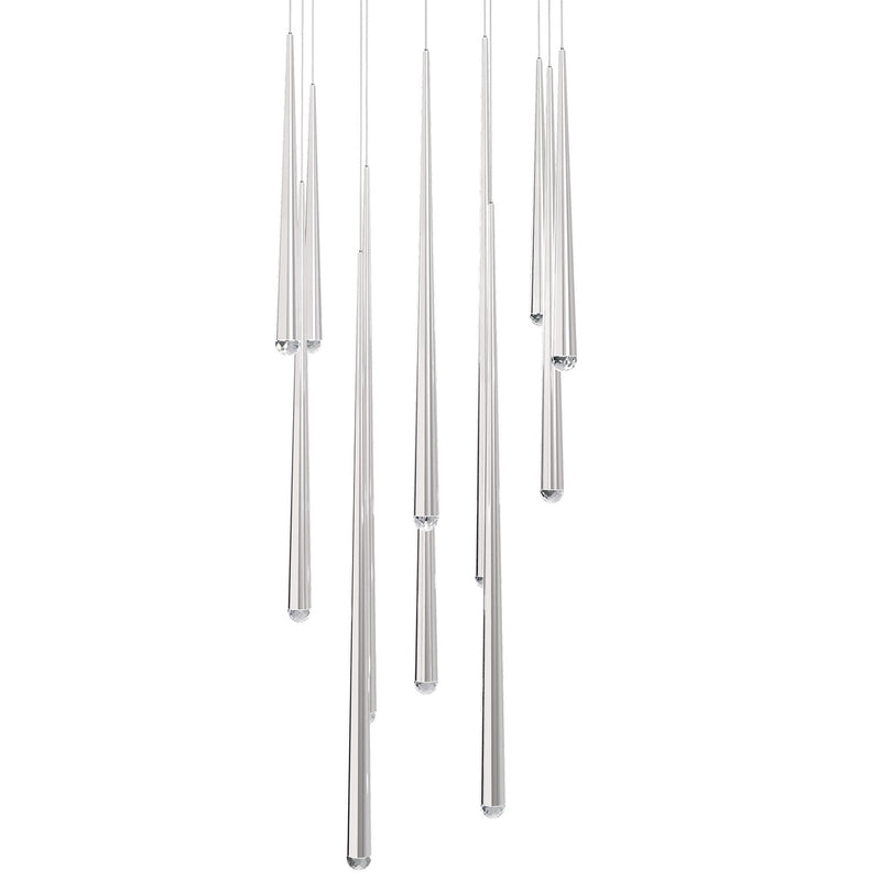 Modern Forms - PD-41713S-PN - LED Pendant - Cascade - Polished Nickel