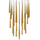 Modern Forms - PD-41725S-AB - LED Pendant - Cascade - Aged Brass