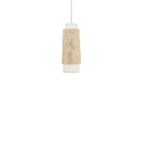 Modern Forms - PD-5513-30-WV/AB - LED Mini Pendant - Chauncey - Beige Travertine/Aged Brass