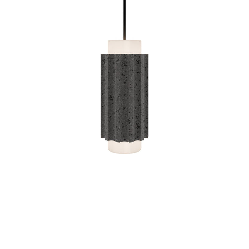 Modern Forms - PD-62516-27-BV/BK - LED Mini Pendant - Caviar - Bassalt Stone/Black