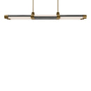 Modern Forms - PD-6548-27-BV/AB - LED Linear Pendant - Catania - Bassalt Stone/Aged Brass
