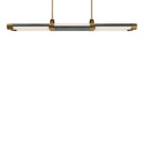 Modern Forms - PD-6548-35-BV/AB - LED Linear Pendant - Catania - Bassalt Stone/Aged Brass