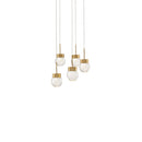 LED Pendant<br /><span style="color:#4AB0CE;">Entrega: 1-2 semanas en USA</span><br /><span style="color:#4AB0CE;font-size:60%;">PREGUNTE POR ENTREGA EN PANAMA</span><br />Collection: Double Bubble<br />Finish: Aged Brass