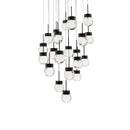 Modern Forms - PD-82021R-BK - LED Pendant - Double Bubble - Black