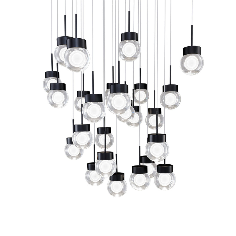 LED Pendant<br /><span style="color:#4AB0CE;">Entrega: 4-10 dias en USA</span><br /><span style="color:#4AB0CE;font-size:60%;">PREGUNTE POR ENTREGA EN PANAMA</span><br />Collection: Double Bubble<br />Finish: Black