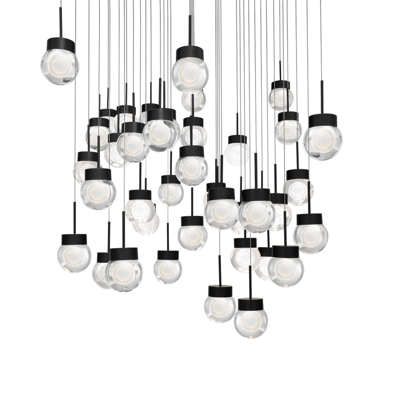 LED Pendant<br /><span style="color:#4AB0CE;">Entrega: 4-10 dias en USA</span><br /><span style="color:#4AB0CE;font-size:60%;">PREGUNTE POR ENTREGA EN PANAMA</span><br />Collection: Double Bubble<br />Finish: Black