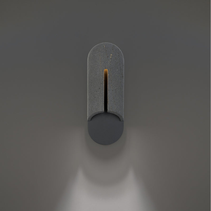Modern Forms - WS-W10516-35-BV/BK - LED Outdoor Wall Sconce - Clog - Bassalt Stone/Black