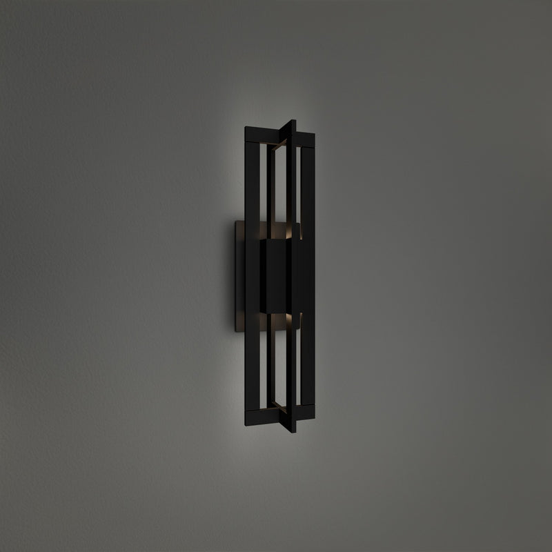 Modern Forms - WS-W78520-40-BK - LED Outdoor Wall Sconce - Gander - Black