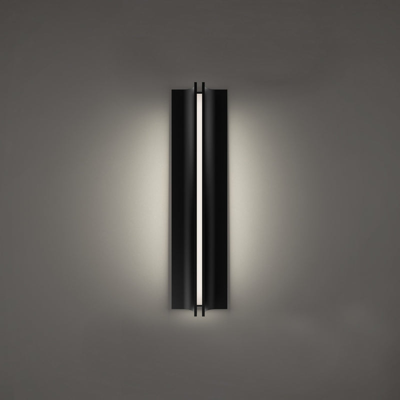 Modern Forms - WS-W82522-30-BK - LED Outdoor Wall Sconce - Strait - Black