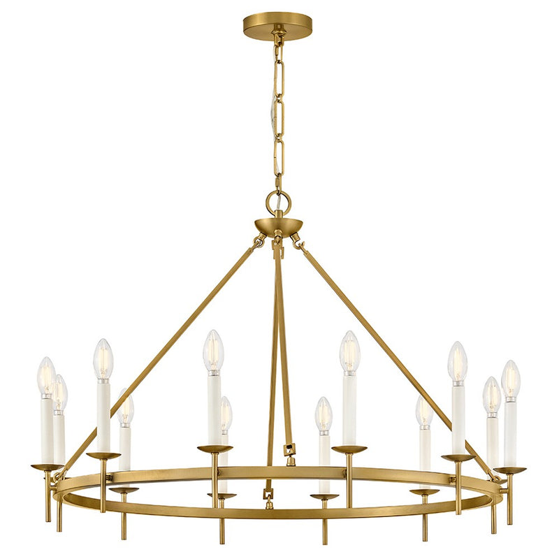 Hinkley - 47476LCB - LED Chandelier - Copley - Lacquered Brass