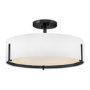 Hinkley - 47573BK - LED Semi-Flush Mount - Halle - Black