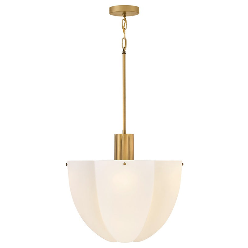 Hinkley - 47587HB - LED Pendant - Becca - Heritage Brass