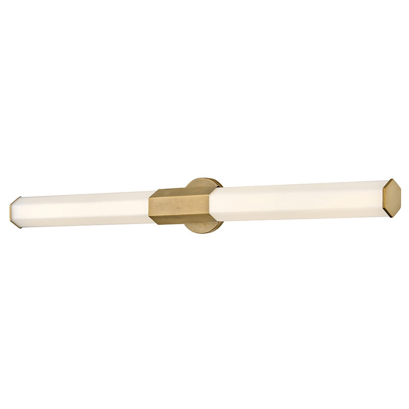 Hinkley - 51154HB - LED Vanity - Facet - Heritage Brass