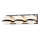 Troy Lighting - B7483-TBK/PN - Three Light Bath and Vanity - Ace - Textured Black & Polish Nickel
