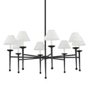 Troy Lighting - F1208-FOR - Eight Light Chandelier - London - Forged Iron