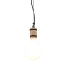 Troy Lighting - F4554 - One Light Pendant - Fulton - Rusty Iron W Salvaged Wood