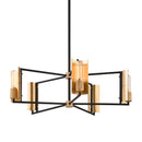 Troy Lighting - F6785-SBK/BBA - Five Light Chandelier - Emerson - Soft Off Black/Brushed Brass