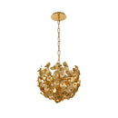 Kalco - 514555GLD - Three Light Pendant - Aster - Gold