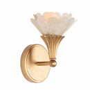 Kalco - 525320MG - One Light Wall Sconce - FLORA - Modern Gold