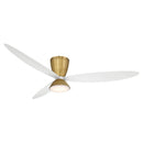 Minka Aire - F468L-LBR/WHF - 58"Ceiling Fan - Hourglass - Legacy Brass