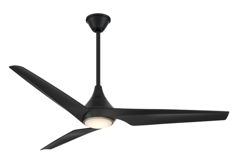 Minka Aire - F636L-CL - 60"Ceiling Fan - Switch - Coal Black