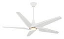 Minka Aire - F638L-WHF - 60"Ceiling Fan - Switch - Flat White