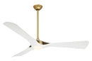 Minka Aire - F668L-LBR/WHF - 60"Ceiling Fan - Bridge - Legacy Brass