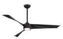 Minka Aire - F774L-CL - 56"Ceiling Fan - Pike - Coal Black