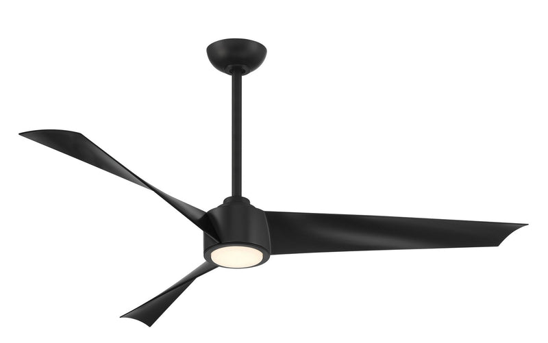 Minka Aire - F774L-CL - 56"Ceiling Fan - Pike - Coal Black