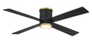 Minka Aire - F797L-CL/SBR - 54"Ceiling Fan - Falco - Coal Black