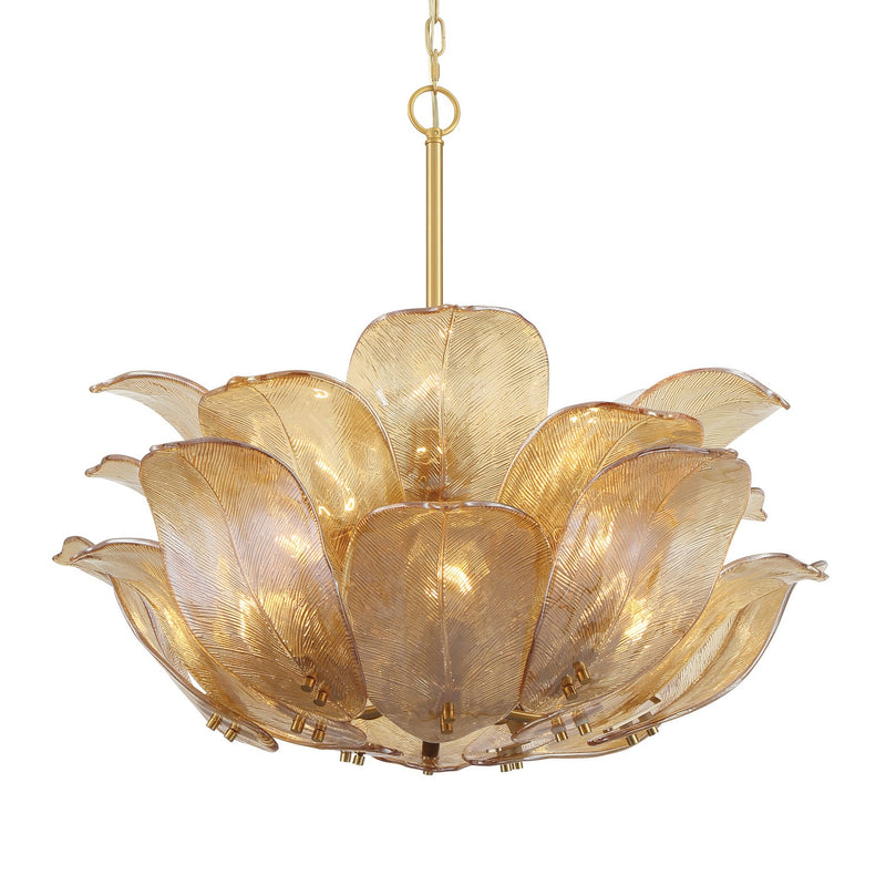 Ten Light Pendant<br /><span style="color:#4AB0CE;">Entrega: 4-10 dias en USA</span><br /><span style="color:#4AB0CE;font-size:60%;">PREGUNTE POR ENTREGA EN PANAMA</span><br />Collection: Orchid<br />Finish: Legacy Brass