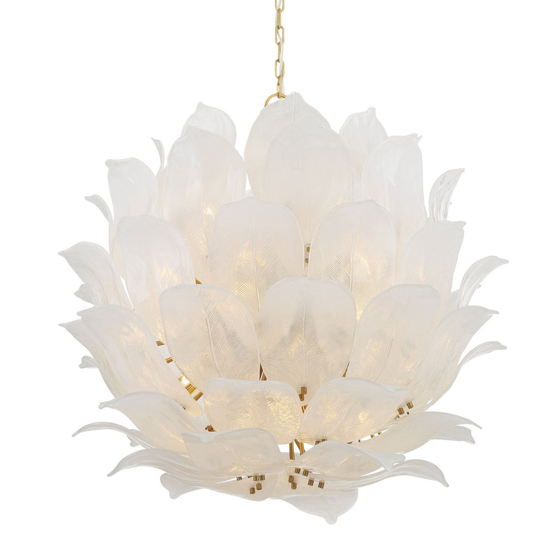 24 Light Pendant<br /><span style="color:#4AB0CE;">Entrega: 4-10 dias en USA</span><br /><span style="color:#4AB0CE;font-size:60%;">PREGUNTE POR ENTREGA EN PANAMA</span><br />Collection: Orchid<br />Finish: Legacy Brass