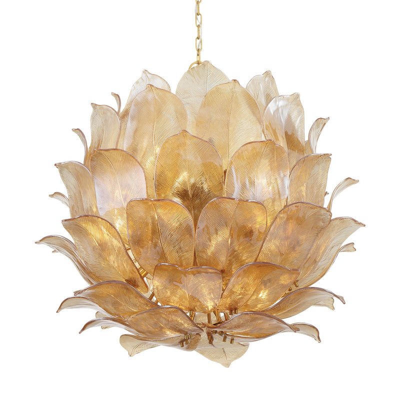 24 Light Pendant<br /><span style="color:#4AB0CE;">Entrega: 4-10 dias en USA</span><br /><span style="color:#4AB0CE;font-size:60%;">PREGUNTE POR ENTREGA EN PANAMA</span><br />Collection: Orchid<br />Finish: Legacy Brass