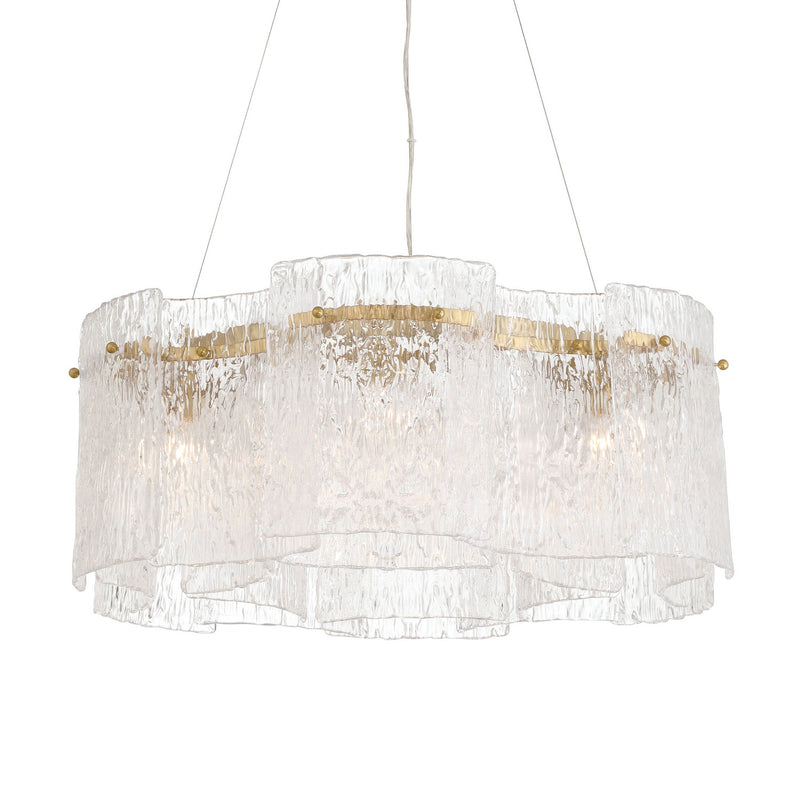 Six Light Pendant<br /><span style="color:#4AB0CE;">Entrega: 4-10 dias en USA</span><br /><span style="color:#4AB0CE;font-size:60%;">PREGUNTE POR ENTREGA EN PANAMA</span><br />Collection: Brookstreet<br />Finish: Legacy Brass