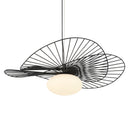 One Light Pendant<br /><span style="color:#4AB0CE;">Entrega: 4-10 dias en USA</span><br /><span style="color:#4AB0CE;font-size:60%;">PREGUNTE POR ENTREGA EN PANAMA</span><br />Collection: Langley<br />Finish: Dark Matte Black