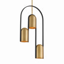 Three Light Pendant<br /><span style="color:#4AB0CE;">Entrega: 4-10 dias en USA</span><br /><span style="color:#4AB0CE;font-size:60%;">PREGUNTE POR ENTREGA EN PANAMA</span><br />Collection: Cane<br />Finish: Legacy Brass