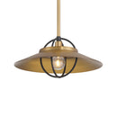 One Light Pendant<br /><span style="color:#4AB0CE;">Entrega: 4-10 dias en USA</span><br /><span style="color:#4AB0CE;font-size:60%;">PREGUNTE POR ENTREGA EN PANAMA</span><br />Collection: Newburie<br />Finish: Legacy Brass