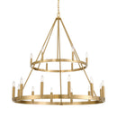 18 Light Chandelier<br /><span style="color:#4AB0CE;">Entrega: 4-5 semanas en USA</span><br /><span style="color:#4AB0CE;font-size:60%;">PREGUNTE POR ENTREGA EN PANAMA</span><br />Collection: Dutton<br />Finish: Signature Brass
