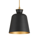 One Light Pendant<br /><span style="color:#4AB0CE;">Entrega: 4-10 dias en USA</span><br /><span style="color:#4AB0CE;font-size:60%;">PREGUNTE POR ENTREGA EN PANAMA</span><br />Collection: Holloway<br />Finish: Dark Matte Black