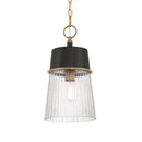 One Light Pendant<br /><span style="color:#4AB0CE;">Entrega: 17-18 semanas en USA</span><br /><span style="color:#4AB0CE;font-size:60%;">PREGUNTE POR ENTREGA EN PANAMA</span><br />Collection: Stamford<br />Finish: Dark Matte Black