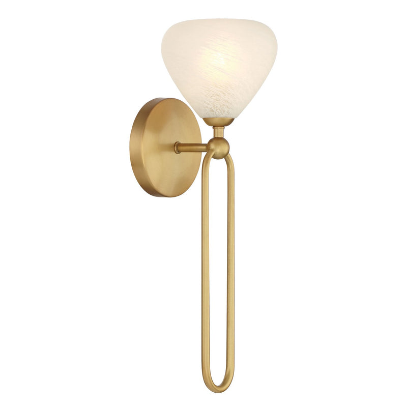 One Light Wall Sconce<br /><span style="color:#4AB0CE;">Entrega: 4-10 dias en USA</span><br /><span style="color:#4AB0CE;font-size:60%;">PREGUNTE POR ENTREGA EN PANAMA</span><br />Collection: Orion<br />Finish: Legacy Brass