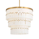 Nine Light Pendant<br /><span style="color:#4AB0CE;">Entrega: 4-10 dias en USA</span><br /><span style="color:#4AB0CE;font-size:60%;">PREGUNTE POR ENTREGA EN PANAMA</span><br />Collection: Coronelle<br />Finish: Legacy Brass